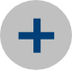 Plus icon grey